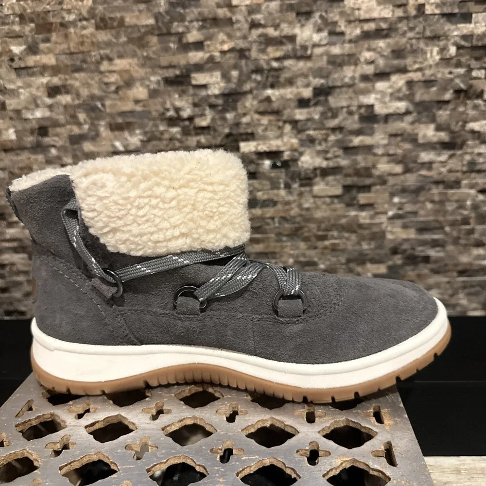 Ugg Womens Lakesider Heritage‎ Leather Winter & Snow Boots Shoes size 6
